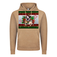 Vintage Coffee christmas heifers Vintage Hoodie - RanaPortraitStore