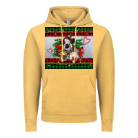 Vintage Mustard christmas heifers Vintage Hoodie - RanaPortraitStore
