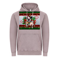Vintage Zinc christmas heifers Vintage Hoodie - RanaPortraitStore