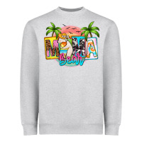 Heather Grey mama bear summer Heavyweight Sweatshirt - Zillion Design Studio