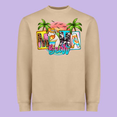 Mama Bear Summer Heavyweight Sweatshirt Designed By Zillion Design Studio