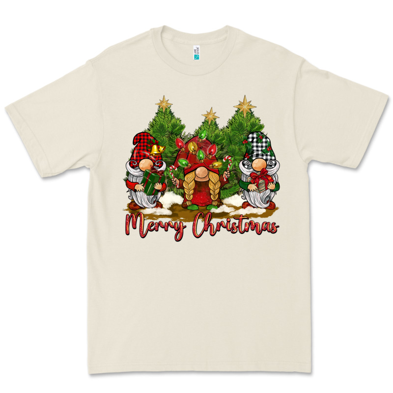 Merry Christmas Gnomies Premium Tee by BarkalooDesign | Teevron