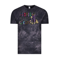 Cloud Black people give me the creeps Vintage Tee - CowhideDigitalArt