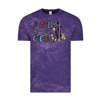 Cloud Purple people give me the creeps Vintage Tee - CowhideDigitalArt