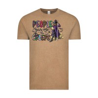 Vintage Coffee people give me the creeps Vintage Tee - CowhideDigitalArt