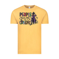 Vintage Mustard people give me the creeps Vintage Tee - CowhideDigitalArt