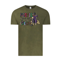 Vintage Olive people give me the creeps Vintage Tee - CowhideDigitalArt