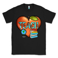 Black teach heart Classic Tee - JahusDesignShop