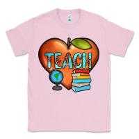 Bubblegum Pink teach heart Classic Tee - JahusDesignShop