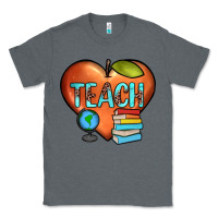 Charcoal Heather teach heart Classic Tee - JahusDesignShop