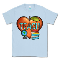Dusty Blue teach heart Classic Tee - JahusDesignShop