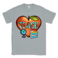 Heather Grey teach heart Classic Tee - JahusDesignShop