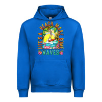 Cobalt Life's a beach make some waves Urban Hoodie - NancyCooperArtShop