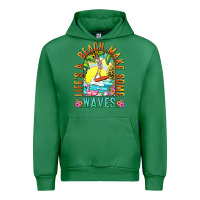Emerald Life's a beach make some waves Urban Hoodie - NancyCooperArtShop