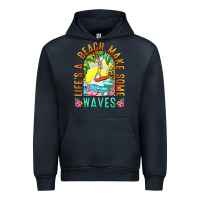 Navy Life's a beach make some waves Urban Hoodie - NancyCooperArtShop