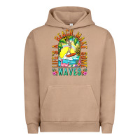 Life's A Beach Make Some Waves Urban Hoodie | Teevron
