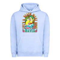 Pigment Grape Ice Life's a beach make some waves Urban Hoodie - NancyCooperArtShop