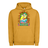 Pigment Peanut Butter Life's a beach make some waves Urban Hoodie - NancyCooperArtShop