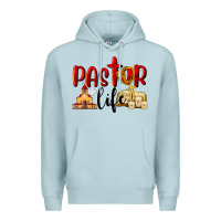Blue Mist Pastor Life Premium Hoodie - LillyAllenDesigns