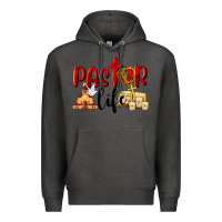 Charcoal Heather Pastor Life Premium Hoodie - LillyAllenDesigns