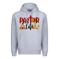 Heather Grey Pastor Life Premium Hoodie - LillyAllenDesigns
