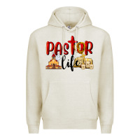 Oatmeal Heather Pastor Life Premium Hoodie - LillyAllenDesigns