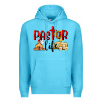 Ocean Blue Pastor Life Premium Hoodie - LillyAllenDesigns
