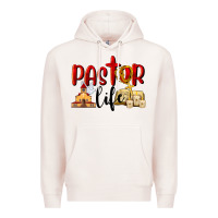 Pale Pink Pastor Life Premium Hoodie - LillyAllenDesigns