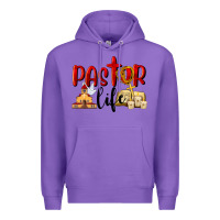 Purple Pastor Life Premium Hoodie - LillyAllenDesigns