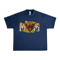 Navy mom highland cow Urban Heavy Tee - RacoonDesign