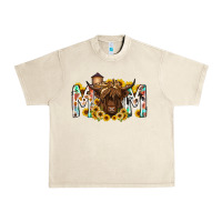 Mom Highland Cow Urban Heavy Tee | Teevron