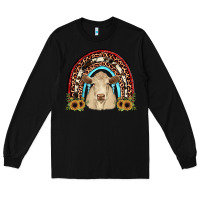 Black charolais  rainbow Long Sleeve Tee - JahusDesignShop
