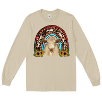 Mushroom charolais  rainbow Long Sleeve Tee - JahusDesignShop