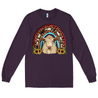 Plum charolais  rainbow Long Sleeve Tee - JahusDesignShop
