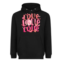 Black love love love valentines day Heavyweight Hoodie - MaliasSmallBusiness