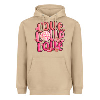 Mushroom love love love valentines day Heavyweight Hoodie - MaliasSmallBusiness