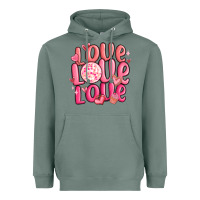 Sage love love love valentines day Heavyweight Hoodie - MaliasSmallBusiness