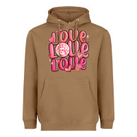 Toasted Coconut love love love valentines day Heavyweight Hoodie - MaliasSmallBusiness