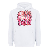White love love love valentines day Heavyweight Hoodie - MaliasSmallBusiness