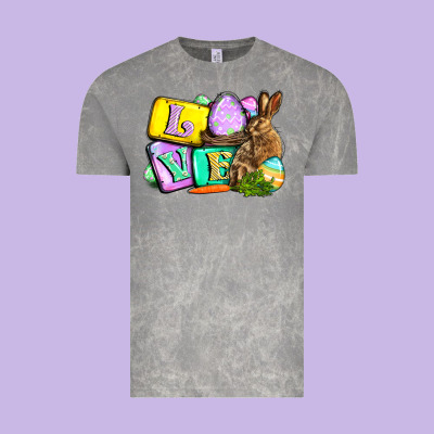 Love Easter Day Vintage Tee Designed By Cowgirlartshop