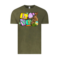 Vintage Olive Love Easter Day Vintage Tee - CowGirlArtShop