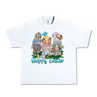White happy easter gnome Urban Heavy Tee - BarkalooDesign