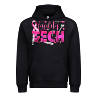 Black Breast Cancer Facility Tech Urban Hoodie - texasbilliewilder
