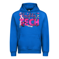 Cobalt Breast Cancer Facility Tech Urban Hoodie - texasbilliewilder