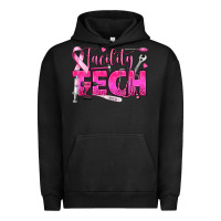 Pigment Black Breast Cancer Facility Tech Urban Hoodie - texasbilliewilder