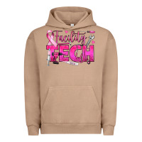 Pigment Burro Breast Cancer Facility Tech Urban Hoodie - texasbilliewilder