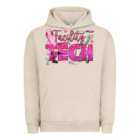 Pigment French Oak Breast Cancer Facility Tech Urban Hoodie - texasbilliewilder