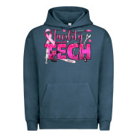 Pigment Midnight Navy Breast Cancer Facility Tech Urban Hoodie - texasbilliewilder