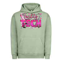 Pigment Oil Green Breast Cancer Facility Tech Urban Hoodie - texasbilliewilder