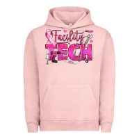 Pigment Salmon Breast Cancer Facility Tech Urban Hoodie - texasbilliewilder